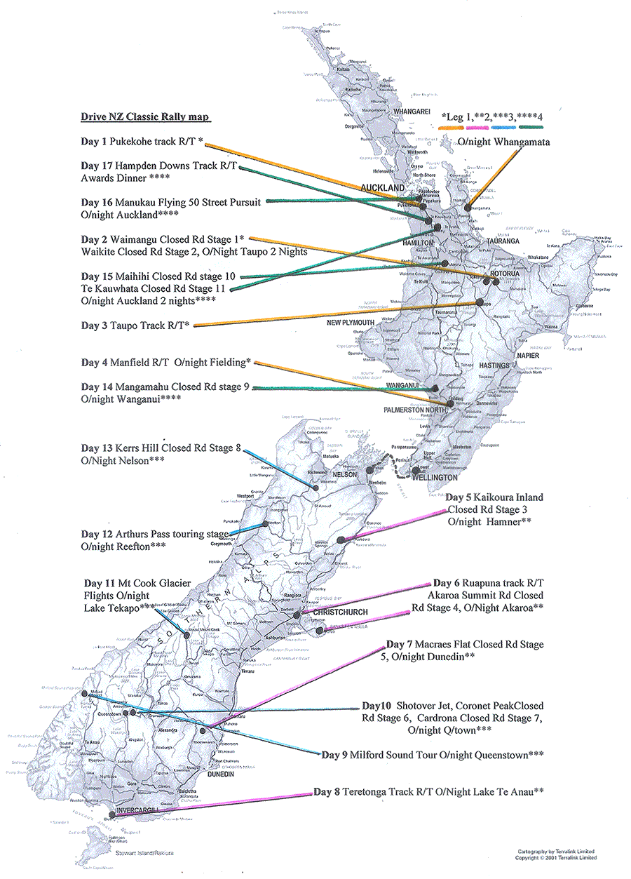 DriveNZ map